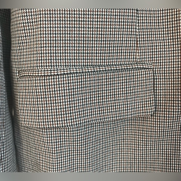 A New Day Womens Extra Small Business Long Sleeve Plaid 2-Button Blazer Jacket - Picture 4 of 8